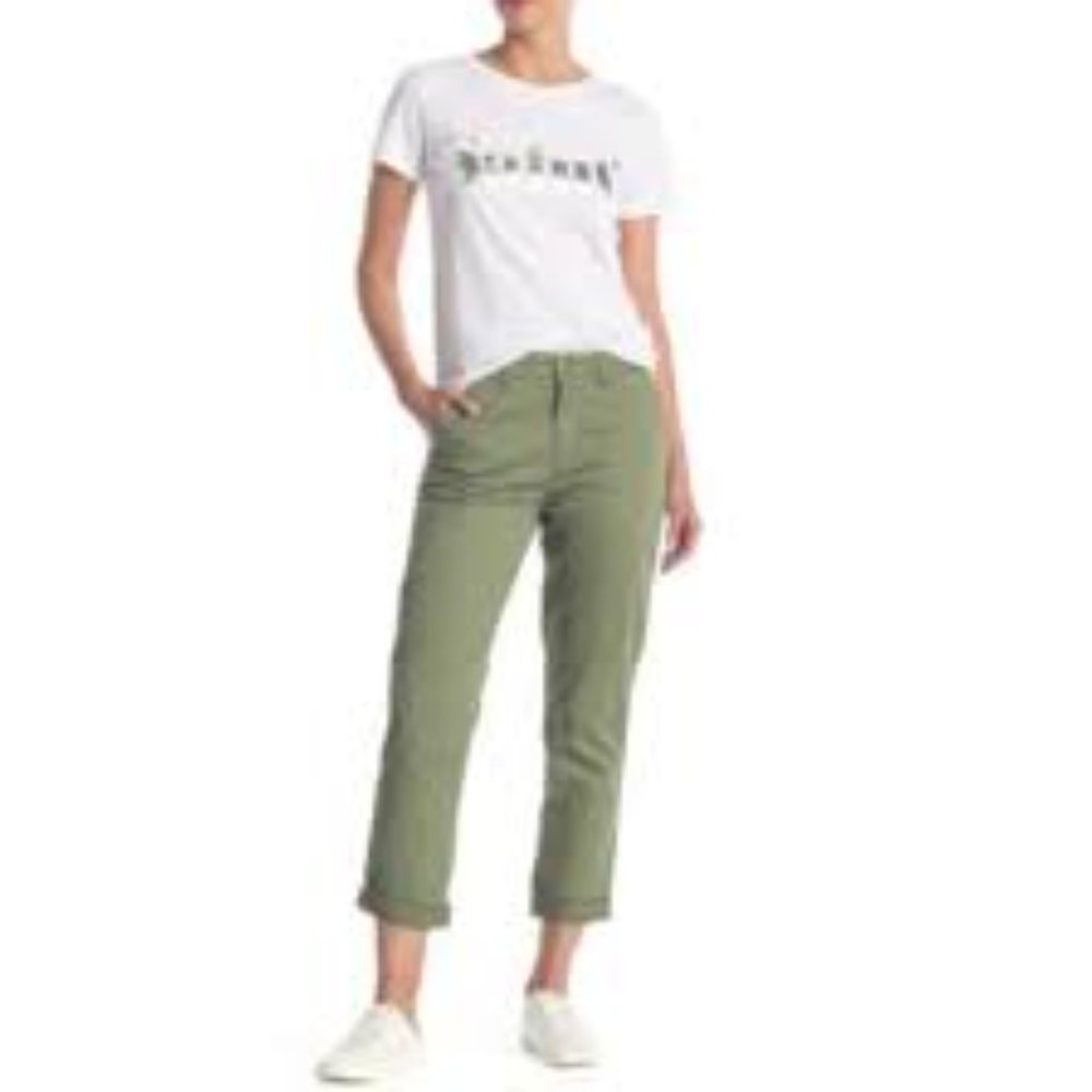 J Crew Slim Chino Style Pants in Frosty Olive Size 6 NWT